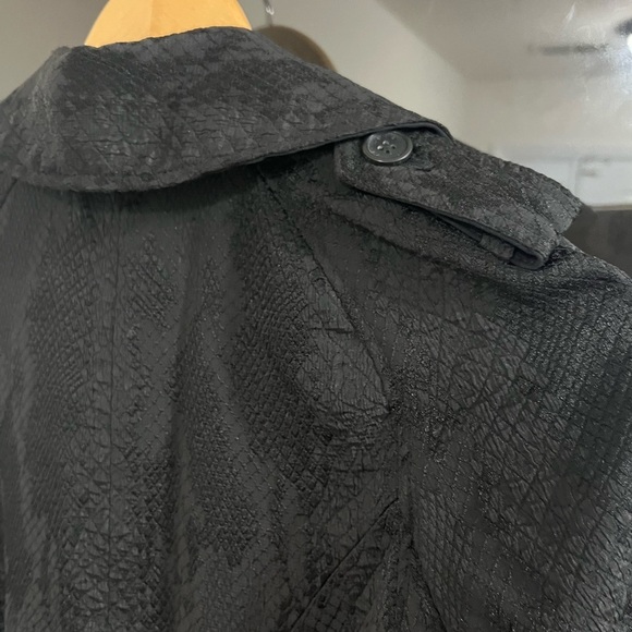 Altuzarra For Target Snakeskin Double Breasted Trench Coat - Size XS - Picture 11 of 12
